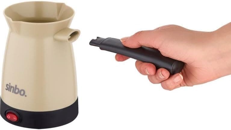 قهوهساز ترک برقی Sinbo با ظرفیت 5 فنجان، 400 ml، کف استیل ضدزنگ، 700W، کرم مدل SCM-2969 قهوهساز ترک برقی Sinbo با ظرفیت 5 فنجان، 400 ml، کف استیل ضدزنگ، 700W، کرم مدل SCM-2969