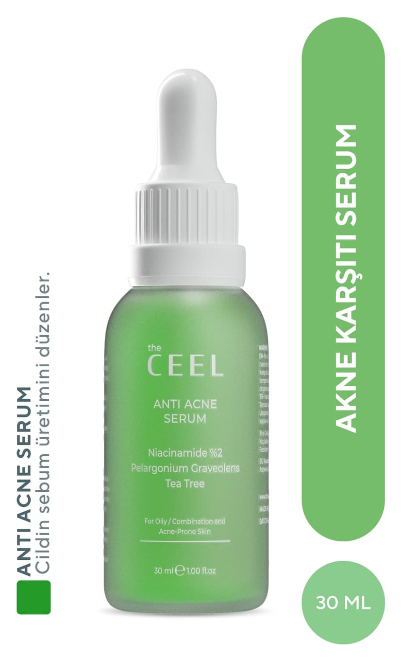 سرم ضد جوش و آکنه The Ceel حاوی سالیسیلیک اسید، درخت چای و شمعدانی 30 ML سرم ضد جوش و آکنه The Ceel حاوی سالیسیلیک اسید، درخت چای و شمعدانی 30 ML