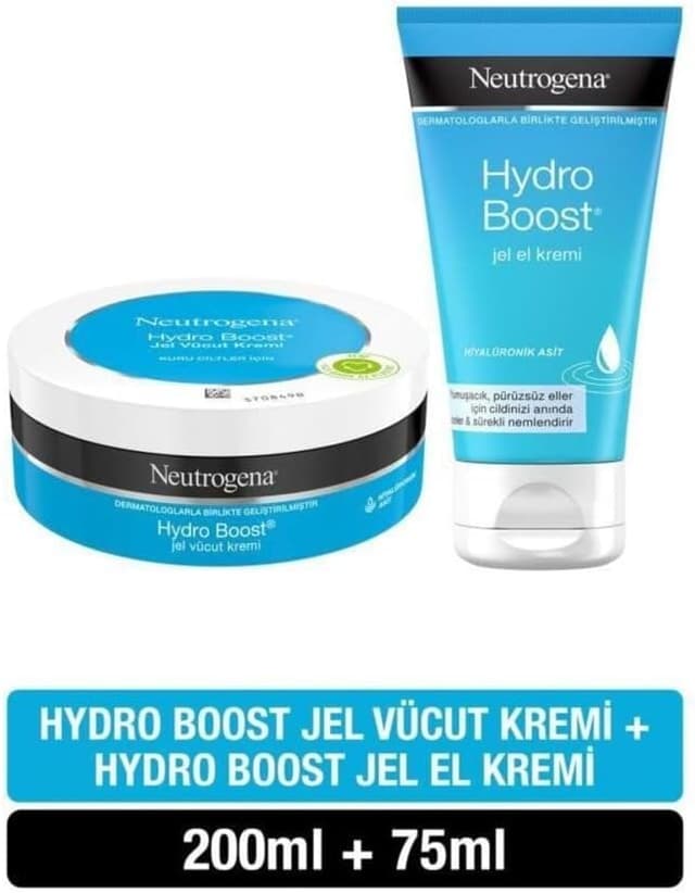 ست کرم بدن و دست Neutrogena Hydro Boost Jel 200ml + 75ml ست کرم بدن و دست Neutrogena Hydro Boost Jel 200ml + 75ml