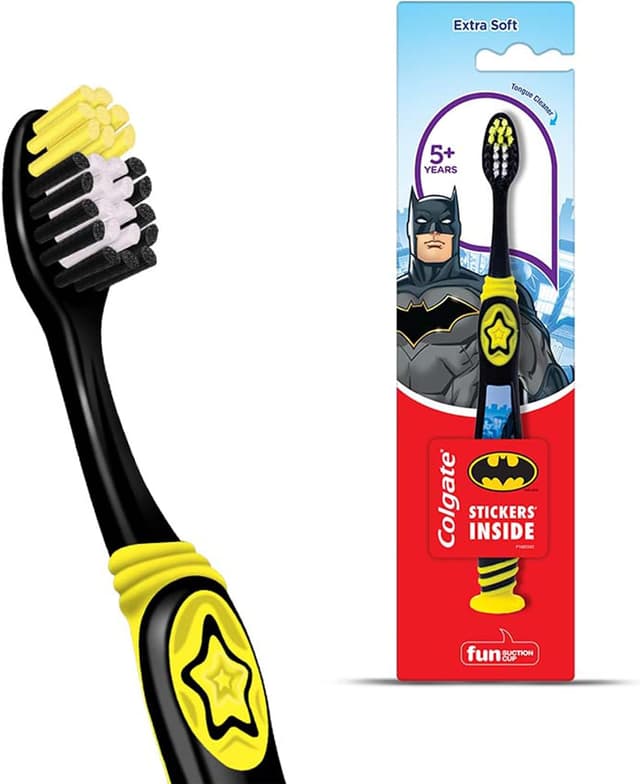 مسواک کودک Colgate طرح Batman مسواک کودک Colgate طرح Batman