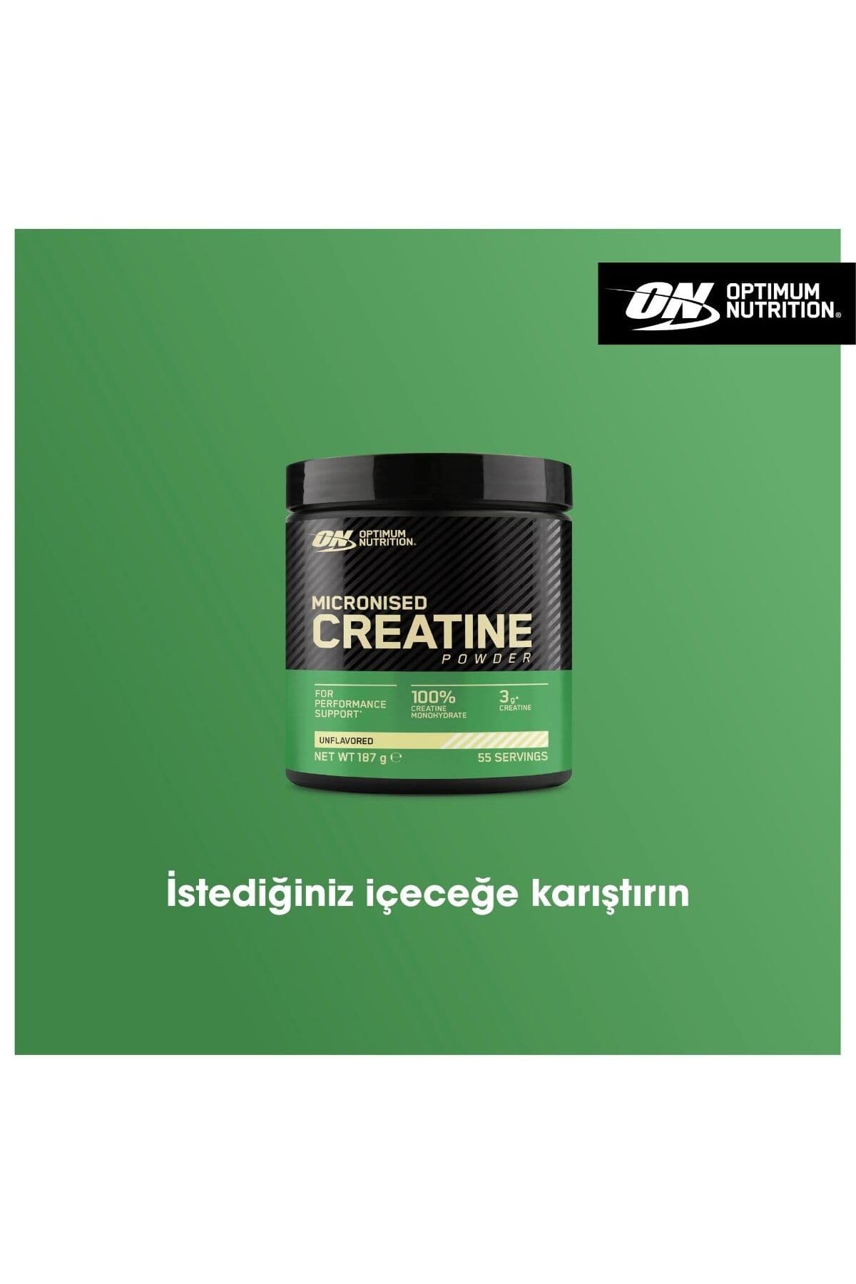 کراتین مونوهیدرات بدون طعم Optimum Nutrition 187 g با 55 سروینگ کراتین مونوهیدرات بدون طعم Optimum Nutrition 187 g با 55 سروینگ