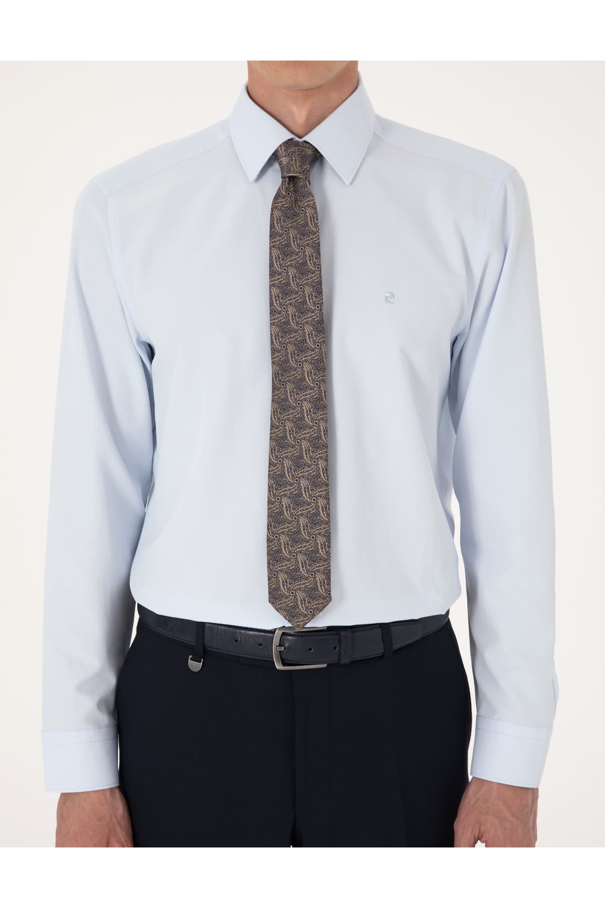 پیراهن مردانه Pierre Cardin آبی روشن اسلیم فیت آستین بلند بیسیک مدل 50316734-VR003 پیراهن مردانه Pierre Cardin آبی روشن اسلیم فیت آستین بلند بیسیک مدل 50316734-VR003