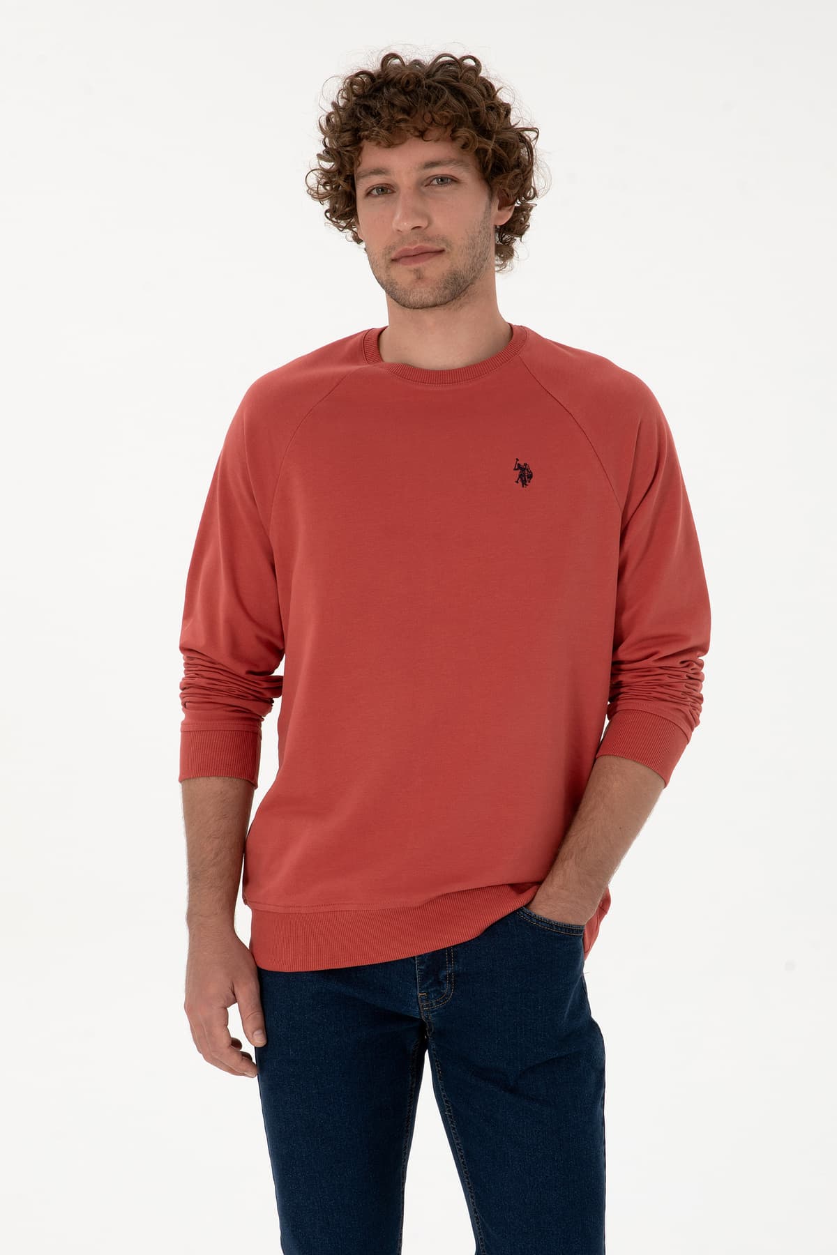 سوئیشرت مردانه U.S. Polo Assn. فیت معمولی یقه گرد گلخشکی نازک بیسیک مدل 50313752-VR026 سوئیشرت مردانه U.S. Polo Assn. فیت معمولی یقه گرد گلخشکی نازک بیسیک مدل 50313752-VR026