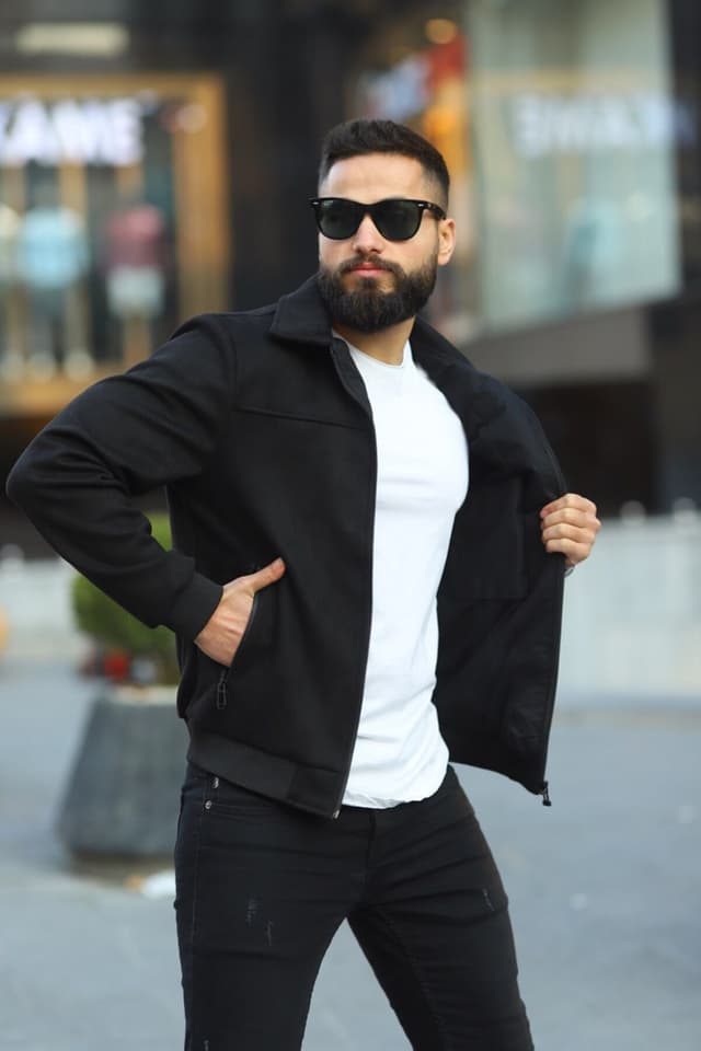 ژاکت مردانه BASEL.CO با یقه پولو فصلی ژاکت مردانه BASEL.CO با یقه پولو فصلی