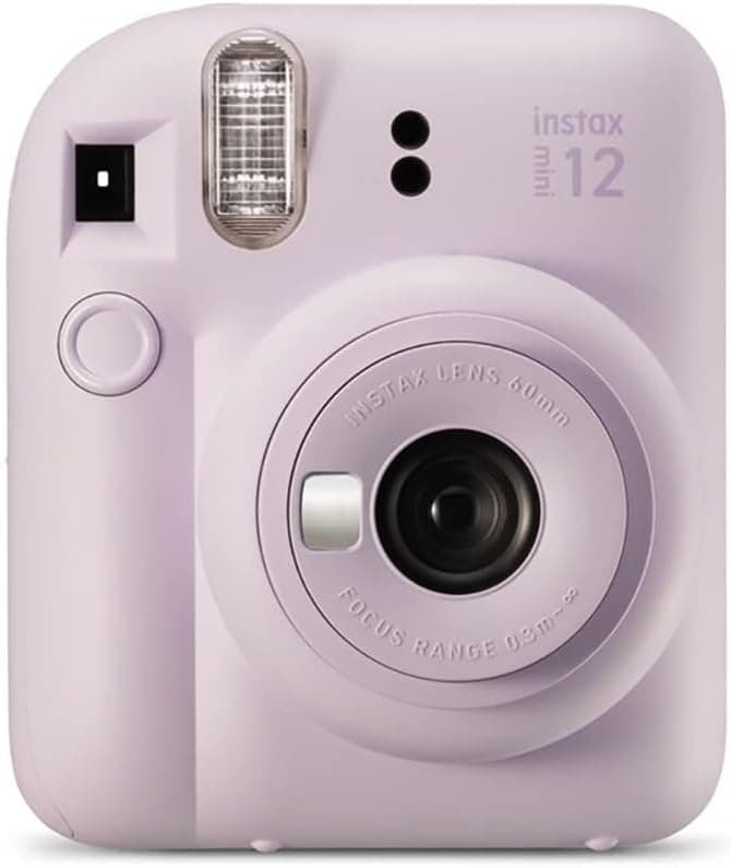 دوربین چاپ فوری instax Fujifilm با بسته فیلم 40 عکس رنگ یاسی بنفش مدل Mini 12 دوربین چاپ فوری instax Fujifilm با بسته فیلم 40 عکس رنگ یاسی بنفش مدل Mini 12