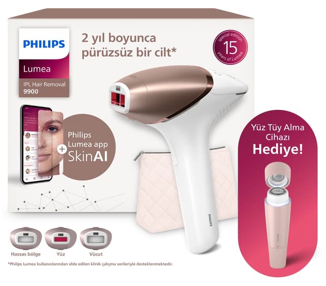 دستگاه لیزر موهای زائد Philips Lumea 9900 مدل BRI953/01 بدن، صورت و بیکینی دستگاه لیزر موهای زائد Philips Lumea 9900 مدل BRI953/01 بدن، صورت و بیکینی