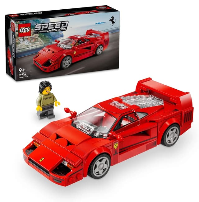 لگو 76934 Speed Champions Ferrari F40 ماشین برای 9+ سال (318 قطعه) لگو 76934 Speed Champions Ferrari F40 ماشین برای 9+ سال (318 قطعه)