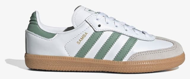 کفش اسنیکر بچگانه adidas Originals سفید مدل Samba OG کفش اسنیکر بچگانه adidas Originals سفید مدل Samba OG