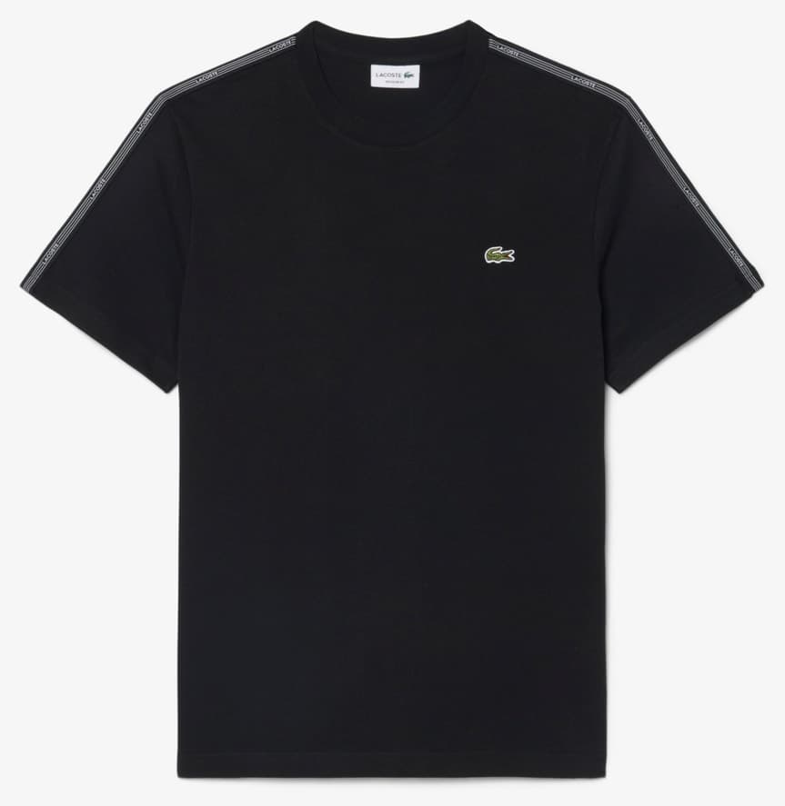 تیشرت مردانه Lacoste یقه گرد مشکی فیت معمولی تیشرت مردانه Lacoste یقه گرد مشکی فیت معمولی