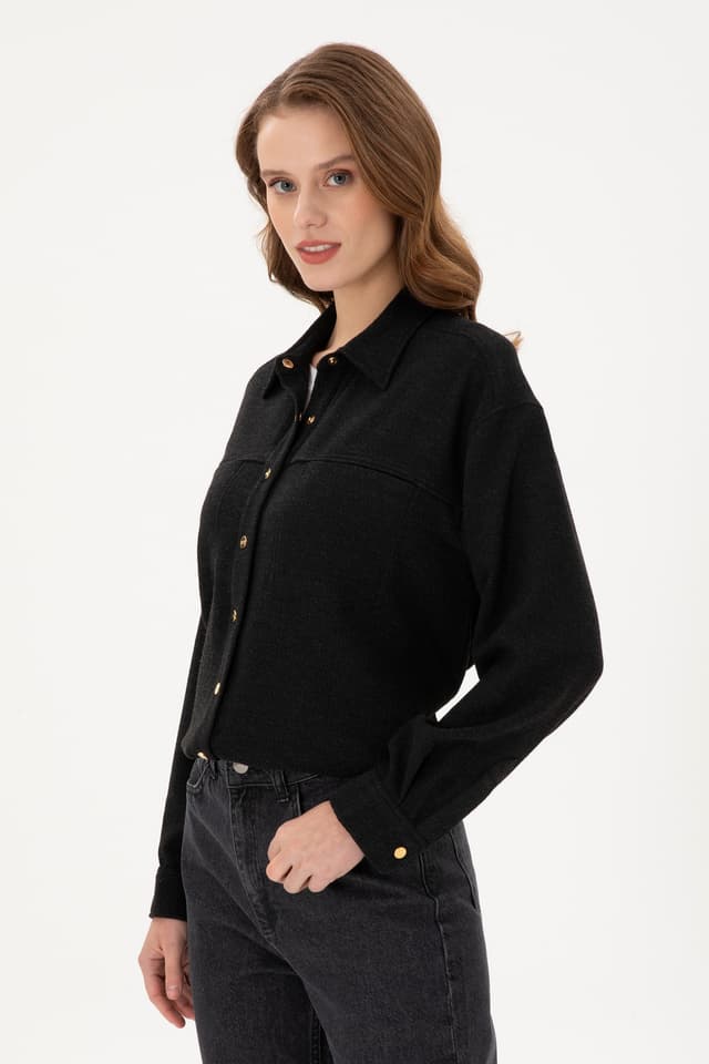 پیراهن زنانه U.S. Polo Assn. مشکی آستین بلند مدل 50289843-VR046 پیراهن زنانه U.S. Polo Assn. مشکی آستین بلند مدل 50289843-VR046