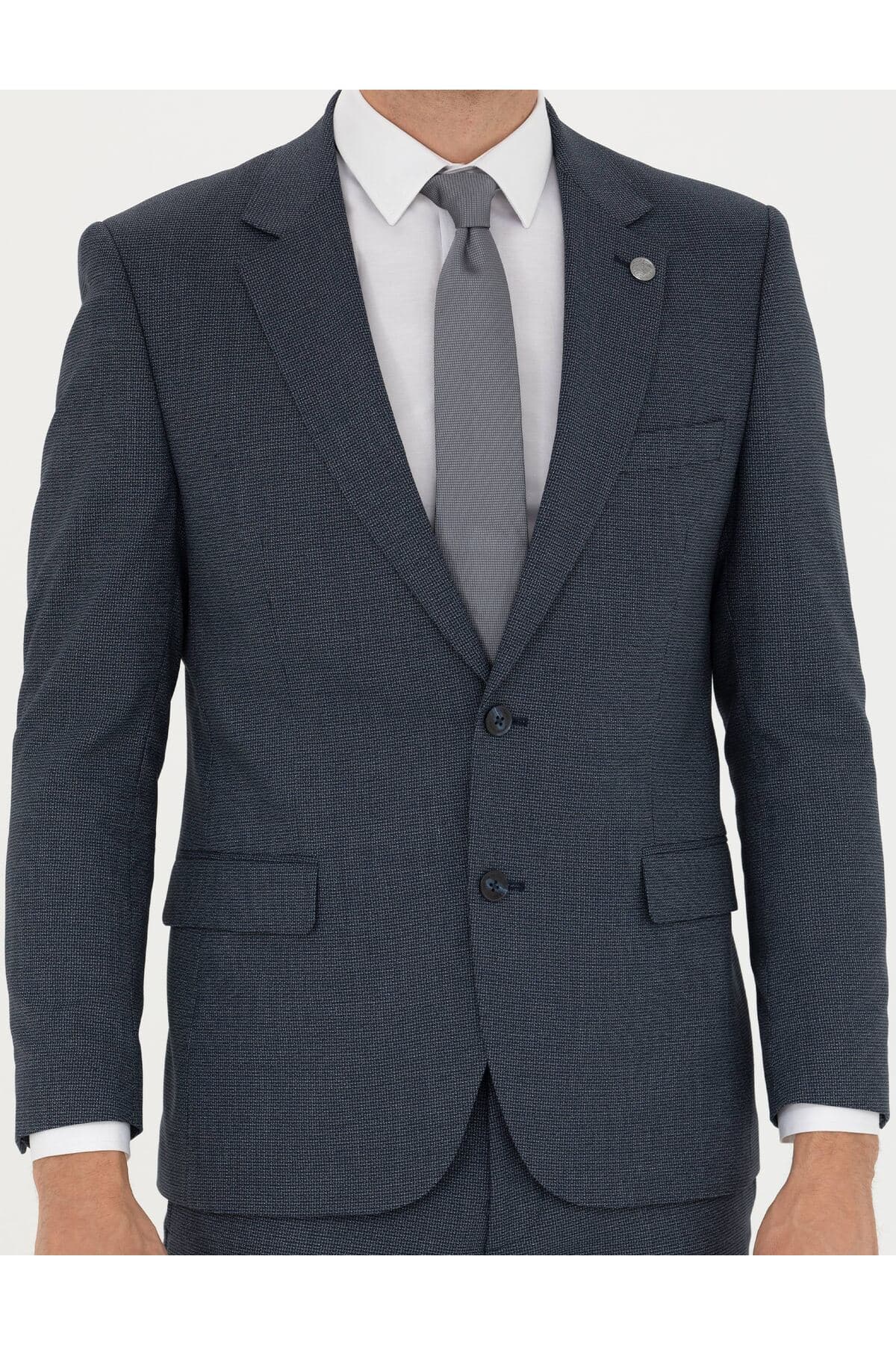 کت و شلوار مردانه Pierre Cardin سرمهای اسلیم فیت مدل 50278191-VR033 کت و شلوار مردانه Pierre Cardin سرمهای اسلیم فیت مدل 50278191-VR033