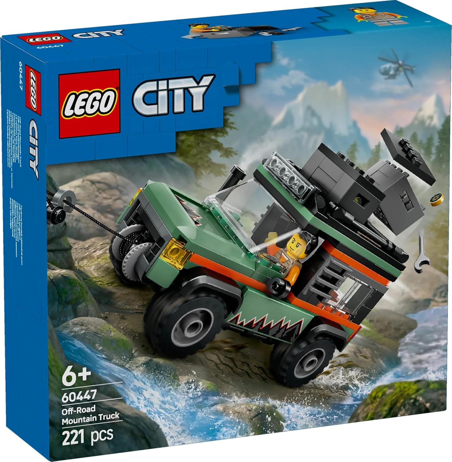لگو City ماشین آفرود کوهستانی 4x4 مدل 60447 لگو City ماشین آفرود کوهستانی 4x4 مدل 60447