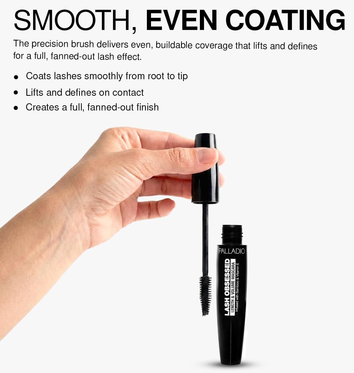 ریمل Palladio Lash Obsessed حجمدهنده و بلندکننده مشکی ریمل Palladio Lash Obsessed حجمدهنده و بلندکننده مشکی