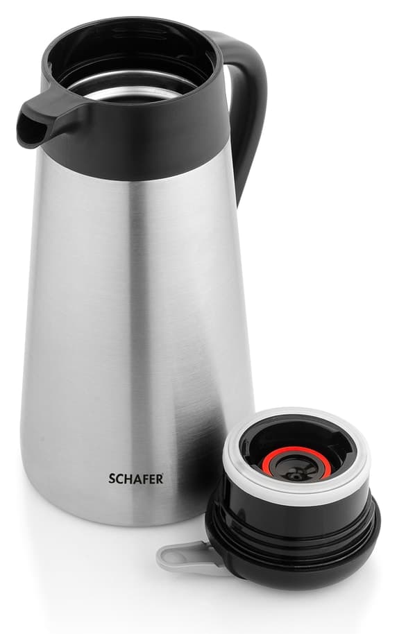 فلاسک Schafer نقرهای استیل 2 L Kitchenhouse فلاسک Schafer نقرهای استیل 2 L Kitchenhouse