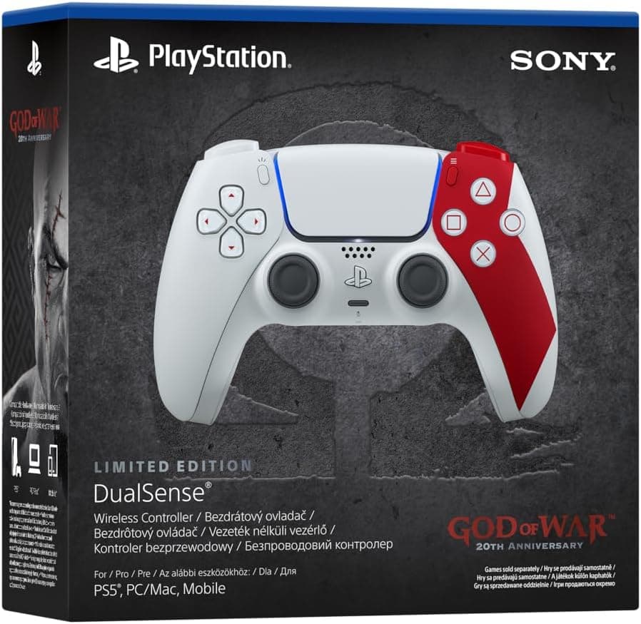 کنترلر بیسیم PlayStation 5 DualSense God of War بیستمین سالگرد محدود نسخه امارات کنترلر بیسیم PlayStation 5 DualSense God of War بیستمین سالگرد محدود نسخه امارات