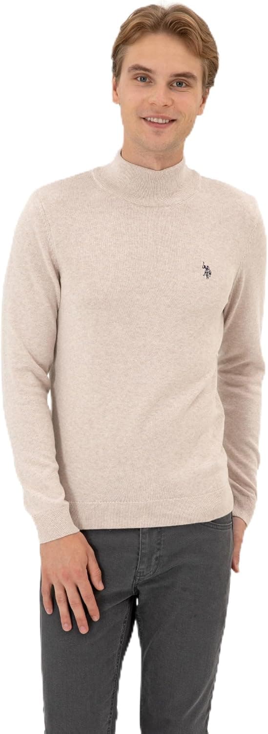 پلیور مردانه U.S. POLO ASSN. بافت سنگی ملانژ مدل 50313712-VR225 پلیور مردانه U.S. POLO ASSN. بافت سنگی ملانژ مدل 50313712-VR225