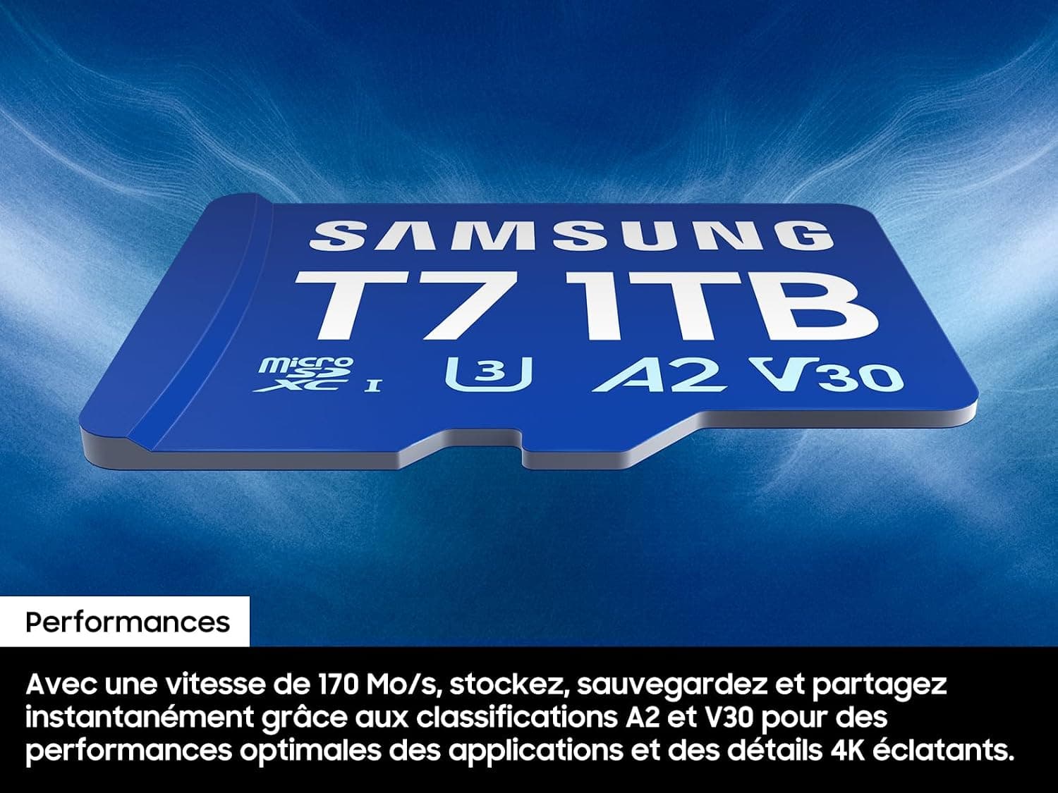 کارت حافظه Micro SD Samsung 128GB مدل T7 کارت حافظه Micro SD Samsung 128GB مدل T7
