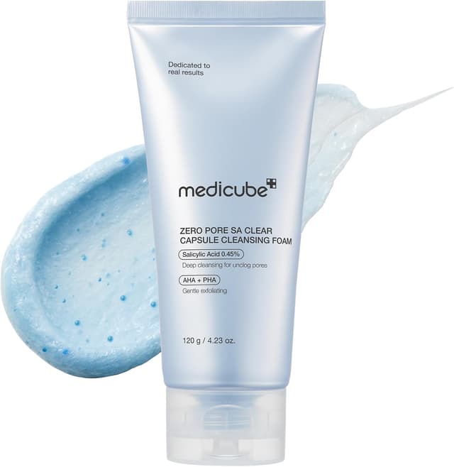 شوینده صورت medicube مراقبت منافذ مدل Zero Pore Clear Blue Capsule 120g شوینده صورت medicube مراقبت منافذ مدل Zero Pore Clear Blue Capsule 120g