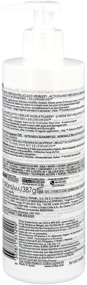 شامپو مراقبتی ضدشوره موهای معمولی و چرب VICHY Dercos 390 ml شامپو مراقبتی ضدشوره موهای معمولی و چرب VICHY Dercos 390 ml