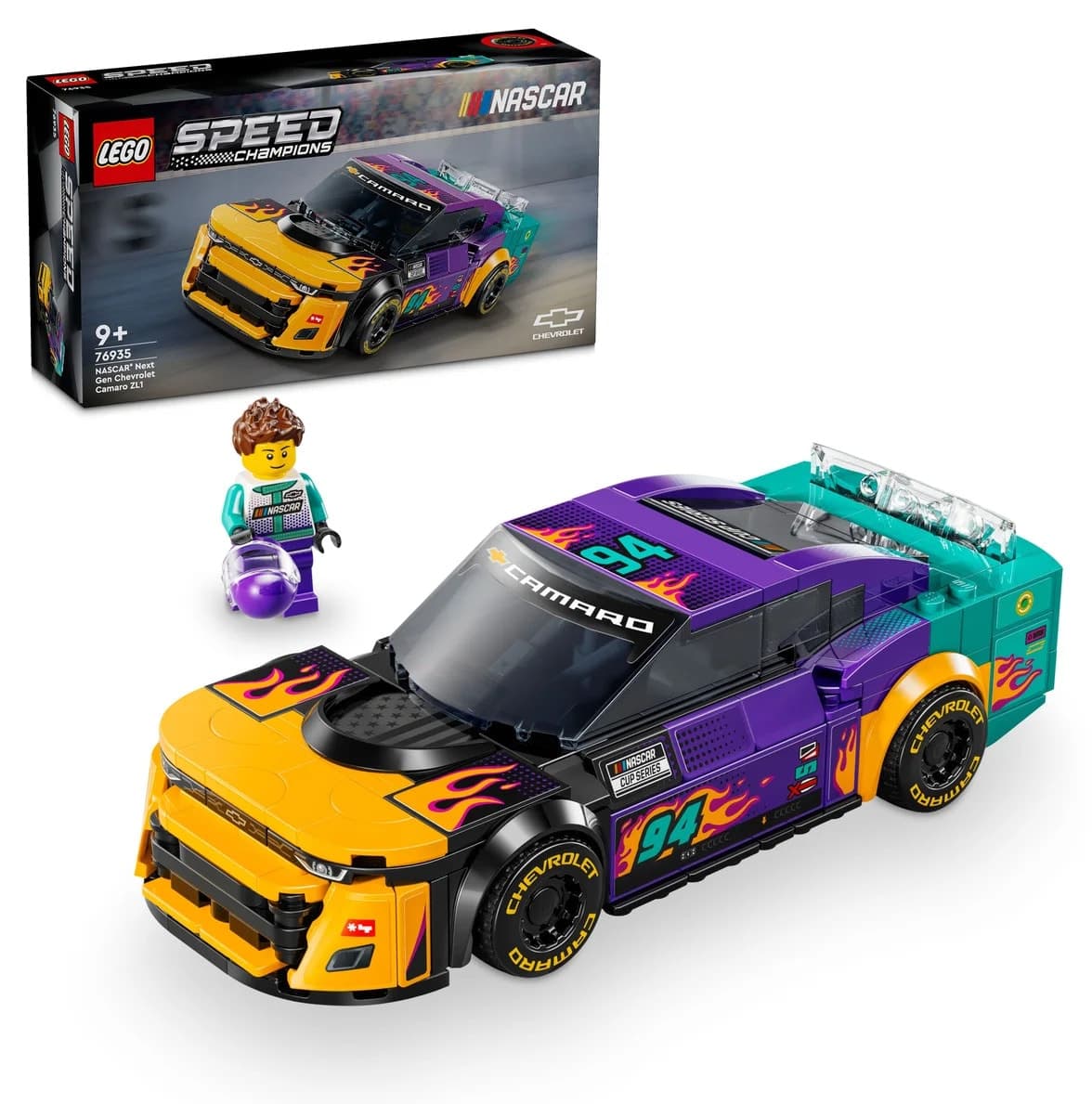 لگو Speed Champions NASCAR Chevrolet Camaro ZL1 ماشین مدل 76935 لگو Speed Champions NASCAR Chevrolet Camaro ZL1 ماشین مدل 76935