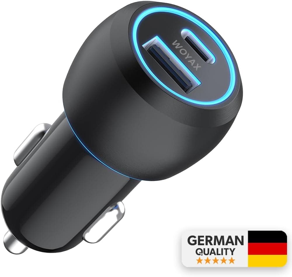 شارژر فندکی خودرو Woyax با ورودی Type-C و USB 38W شارژر فندکی خودرو Woyax با ورودی Type-C و USB 38W