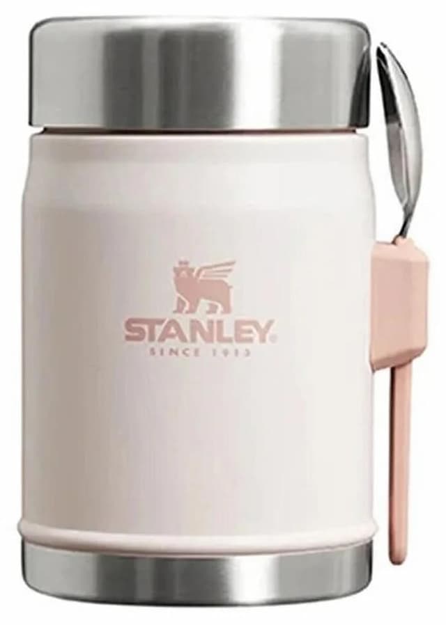 فلاسک غذای قاشقدار Stanley Classic The Legendary صورتی 0.4L/14Oz مدل 10-09382-106 فلاسک غذای قاشقدار Stanley Classic The Legendary صورتی 0.4L/14Oz مدل 10-09382-106