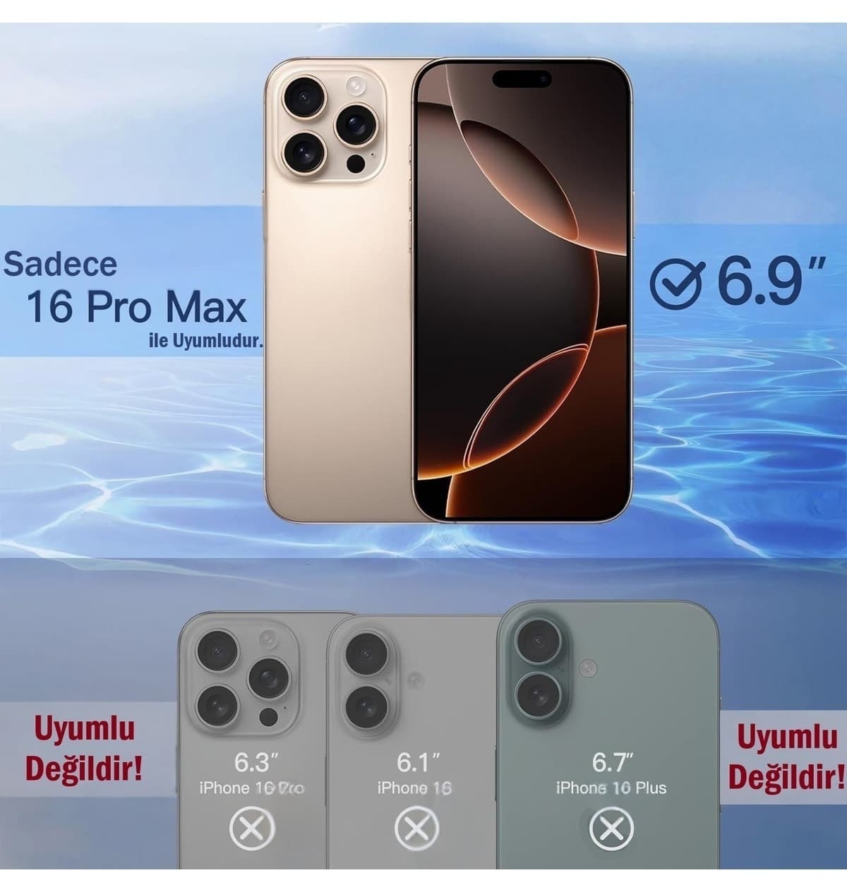 محافظ صفحه نمایش EVAX شیشه تمپرد 6D مدل Shield Hayalet iPhone 16 Pro Max محافظ صفحه نمایش EVAX شیشه تمپرد 6D مدل Shield Hayalet iPhone 16 Pro Max