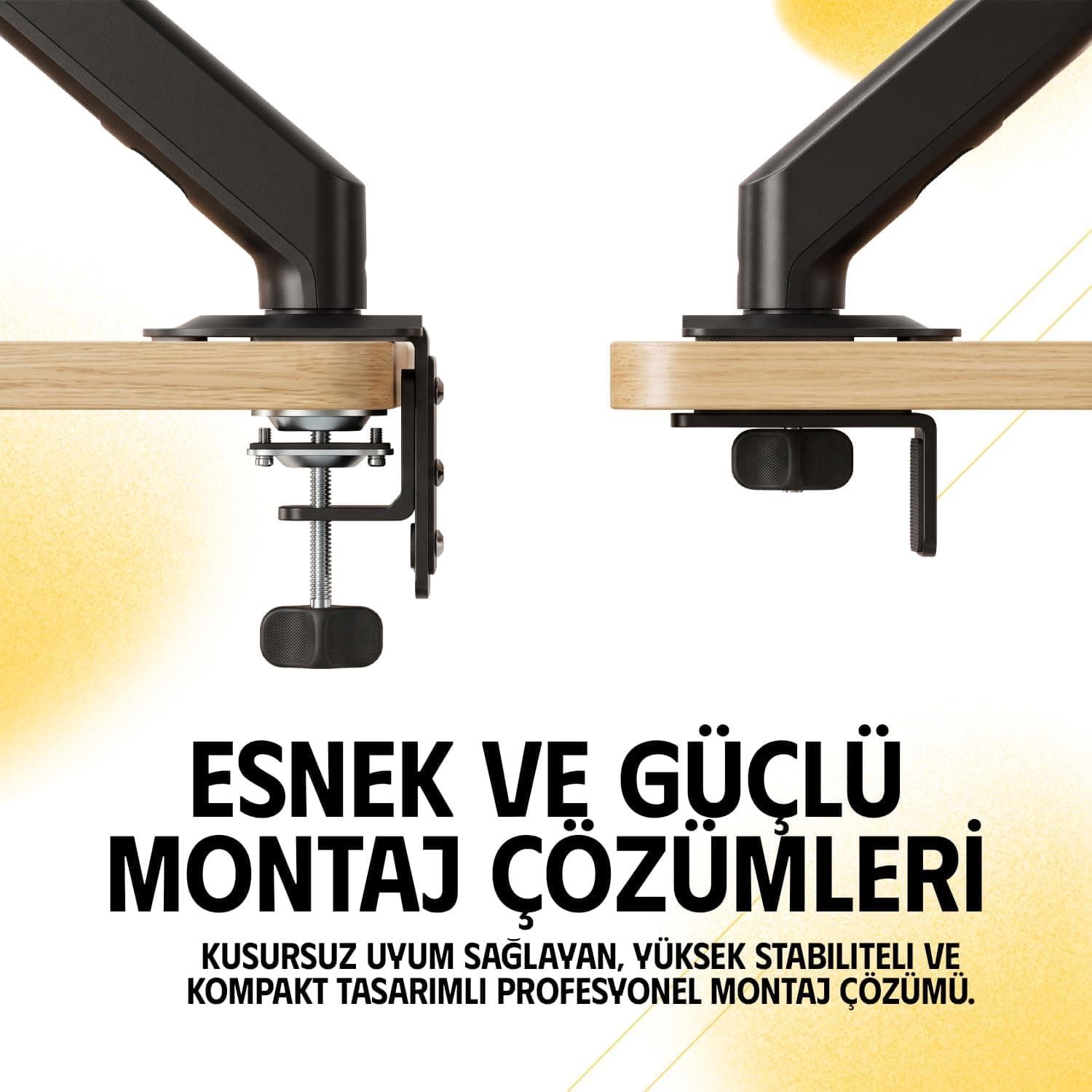 پایه مانیتور دو بازو ergoflex مناسب 17 تا 32 inch با تحمل وزن 2 تا 9 kg و کمکفنر مدل EF X16 پایه مانیتور دو بازو ergoflex مناسب 17 تا 32 inch با تحمل وزن 2 تا 9 kg و کمکفنر مدل EF X16