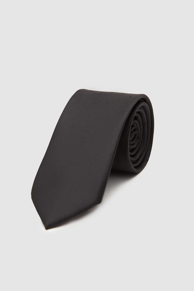 کراوات مشکی ساده D'S Damat با عرض 5,5 Cm کراوات مشکی ساده D'S Damat با عرض 5,5 Cm