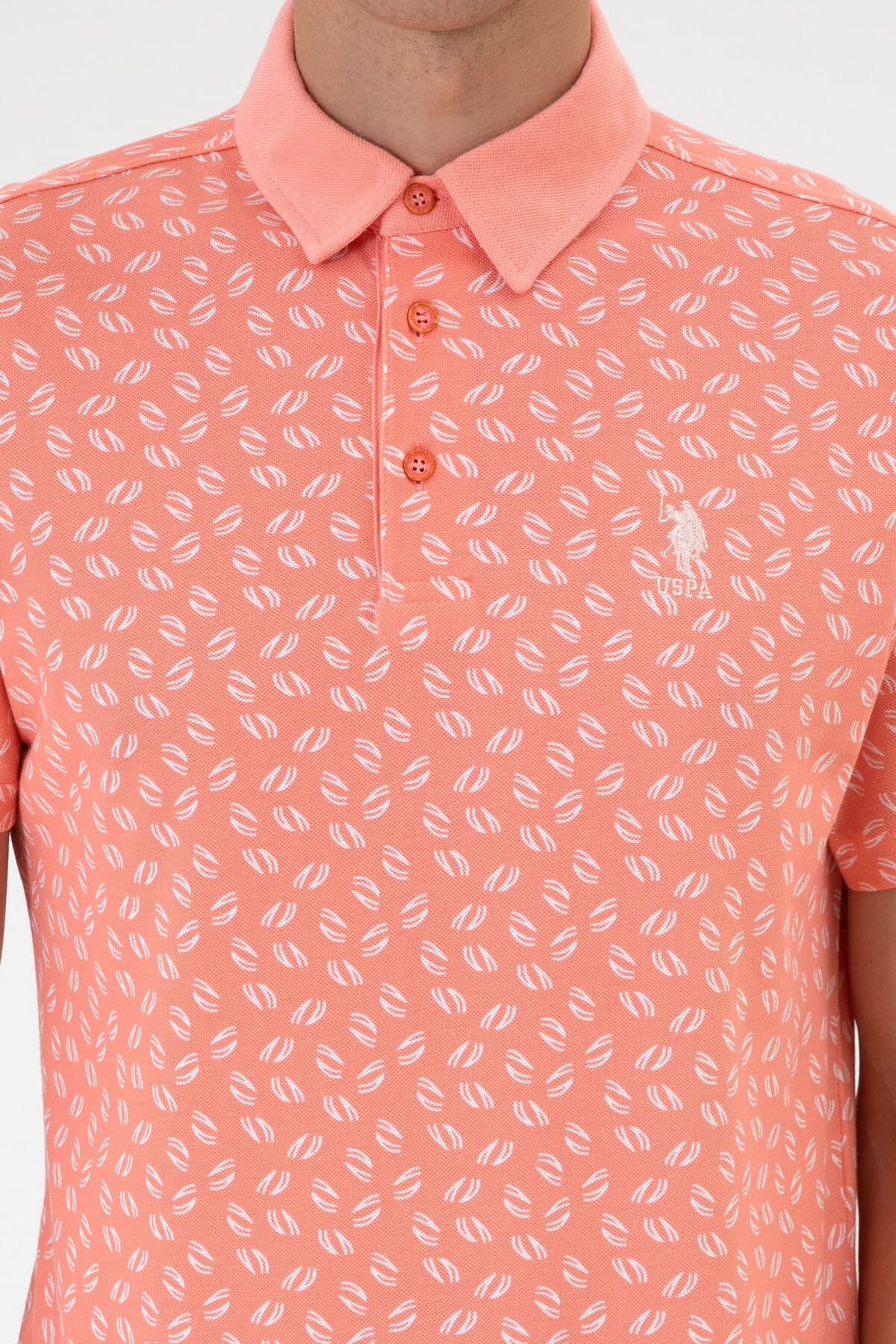 تیشرت مردانه U.S. Polo Assn. صورتی فیت معمولی یقه پولو مدل 50300385-VR041 تیشرت مردانه U.S. Polo Assn. صورتی فیت معمولی یقه پولو مدل 50300385-VR041