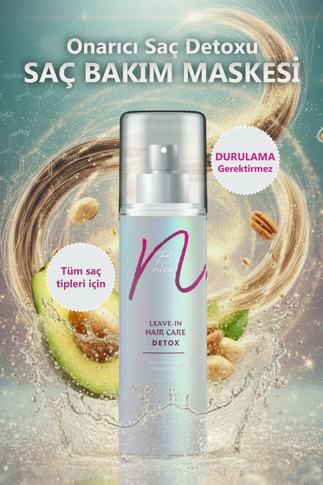ماسک موی ترمیمکننده و دتاکس BNICE بدون نیاز به آبکشی ماسک موی ترمیمکننده و دتاکس BNICE بدون نیاز به آبکشی