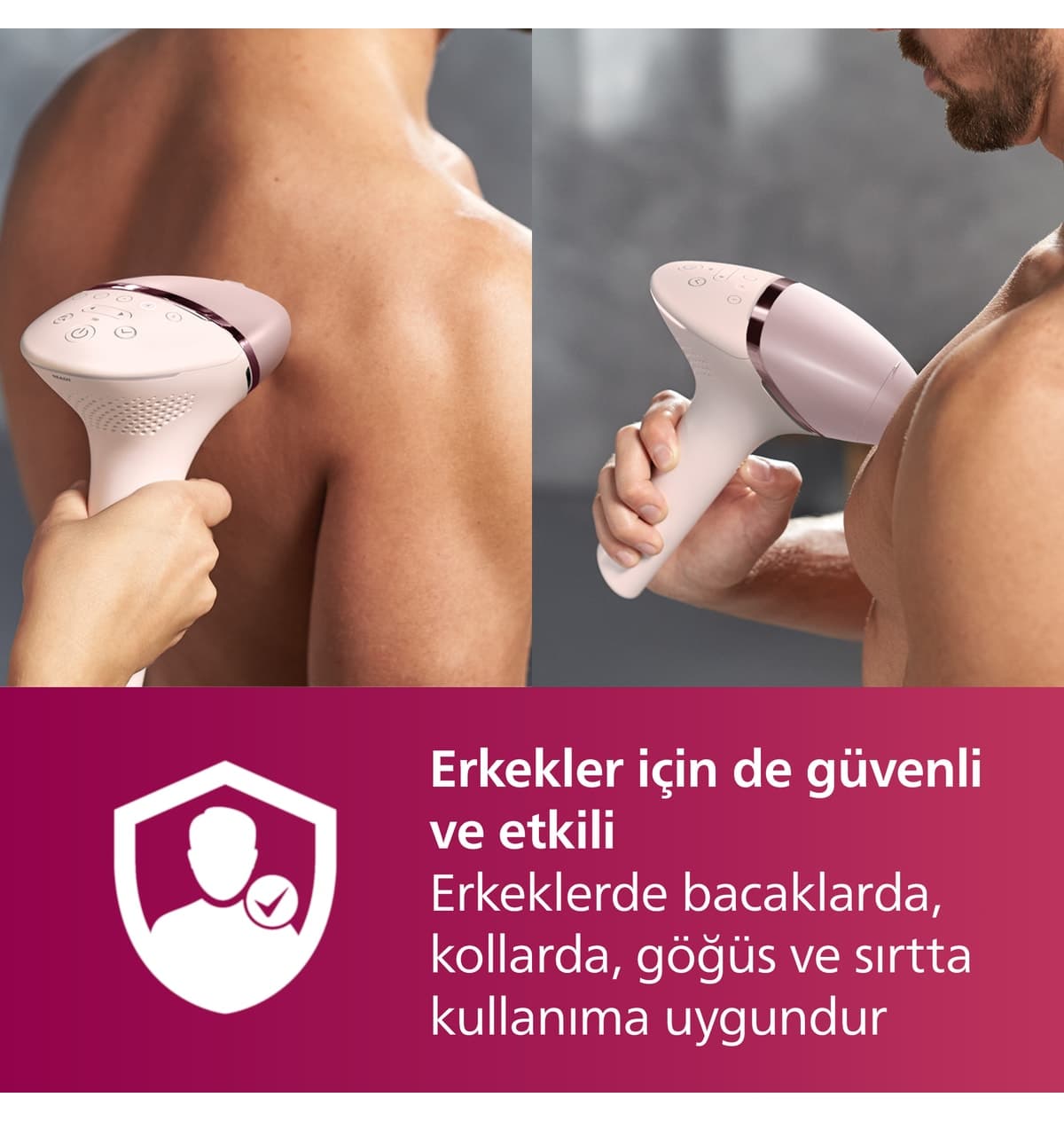 دستگاه اپیلاتور IPL Philips Lumea 7000 مدل SC1997/00 برای بدن و صورت با 2 هد و کیف دستگاه اپیلاتور IPL Philips Lumea 7000 مدل SC1997/00 برای بدن و صورت با 2 هد و کیف