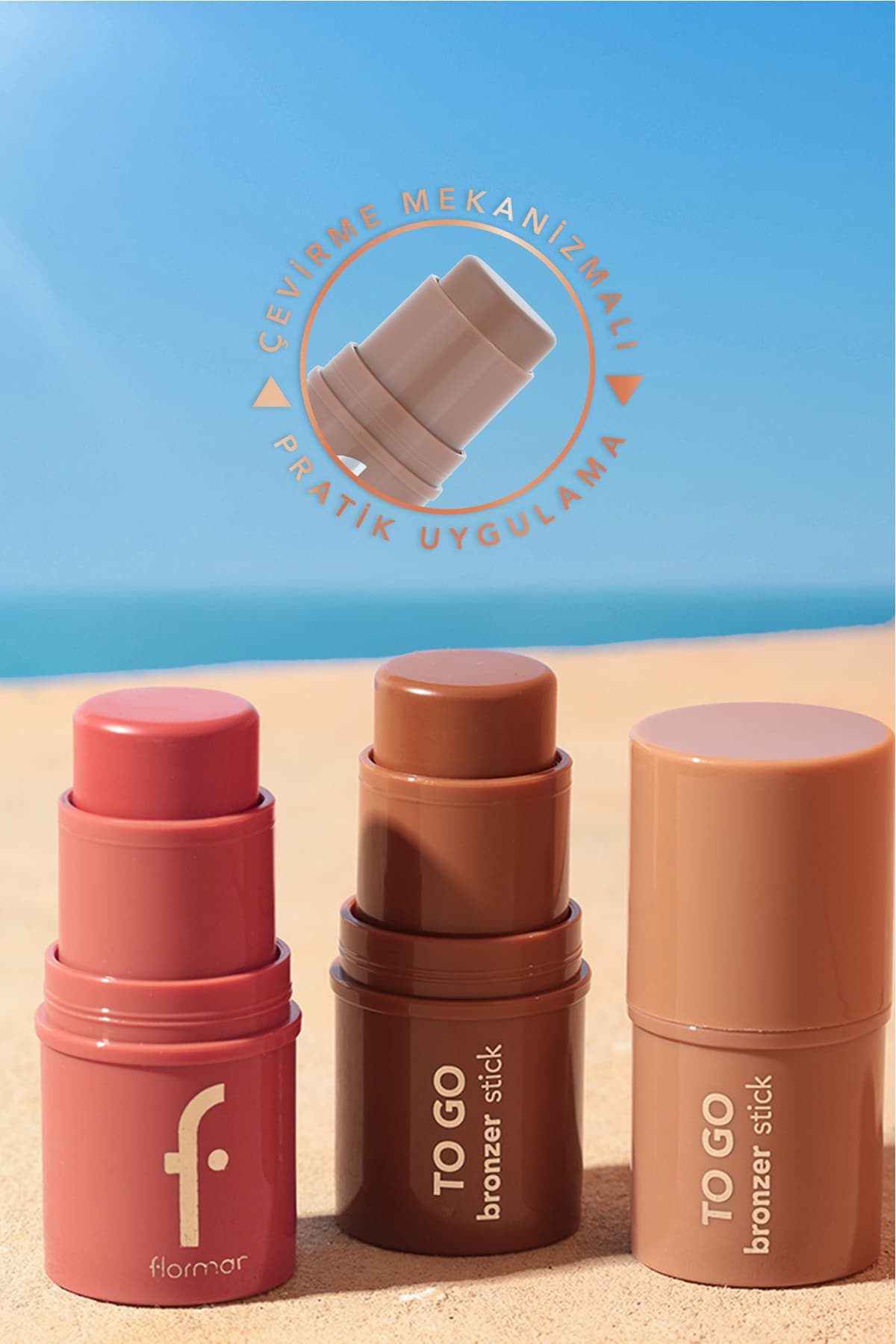 رژگونه استیکی کرمی Flormar To Go درخشان با جلوه طبیعی و شدت قابل تنظیم 003 Rosy Bliss رژگونه استیکی کرمی Flormar To Go درخشان با جلوه طبیعی و شدت قابل تنظیم 003 Rosy Bliss