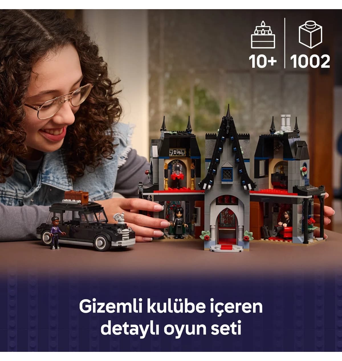 لگو Wednesday Morticia'nın Evi مدل 76786 با 1002 قطعه لگو Wednesday Morticia'nın Evi مدل 76786 با 1002 قطعه