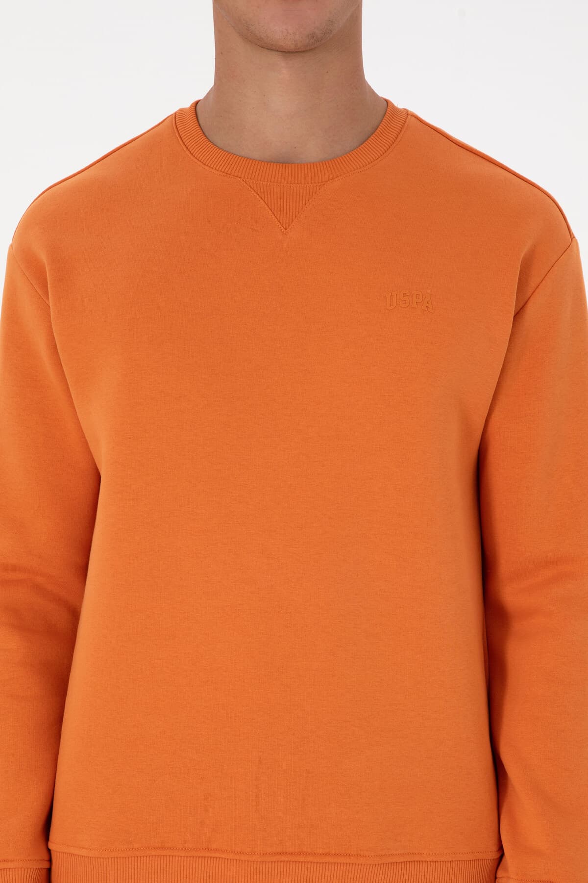 سویشرت مردانه U.S. Polo Assn. کامفورت فیت یقه گرد پرزدار مسی مدل 50313757-VR182 سویشرت مردانه U.S. Polo Assn. کامفورت فیت یقه گرد پرزدار مسی مدل 50313757-VR182