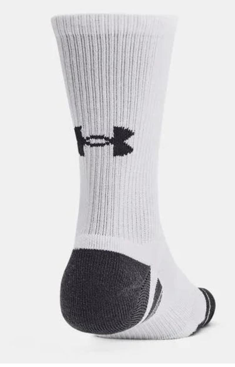 جوراب یونیسکس Under Armour Performance Tech 3pk کرو مدل 1379512 جوراب یونیسکس Under Armour Performance Tech 3pk کرو مدل 1379512