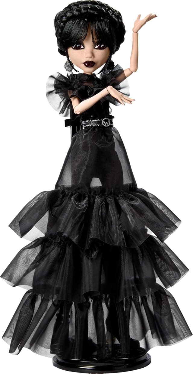 عروسک Monster High با لباس مجلسی Wednesday مناسب 3Y+ مدل HXJ03 عروسک Monster High با لباس مجلسی Wednesday مناسب 3Y+ مدل HXJ03