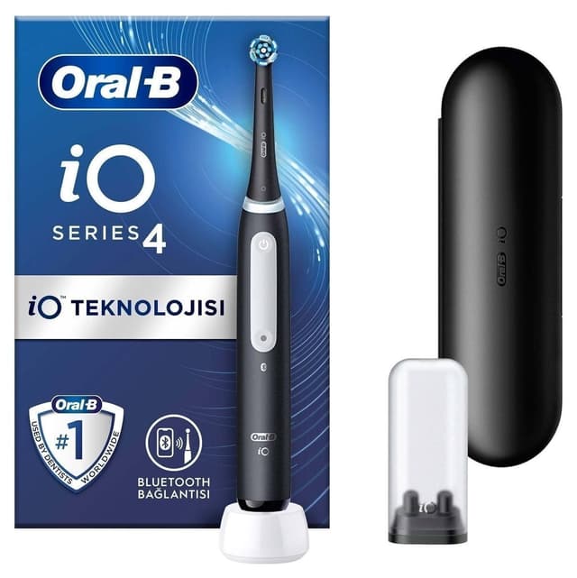 مسواک برقی شارژی Oral-B مشکی مدل Io 4 مسواک برقی شارژی Oral-B مشکی مدل Io 4