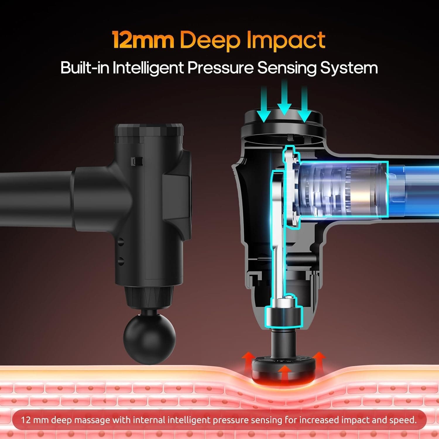 ماساژور تفنگی AERLANG با قابلیت گرمایشی مشکی مدل 20 Speeds ماساژور تفنگی AERLANG با قابلیت گرمایشی مشکی مدل 20 Speeds