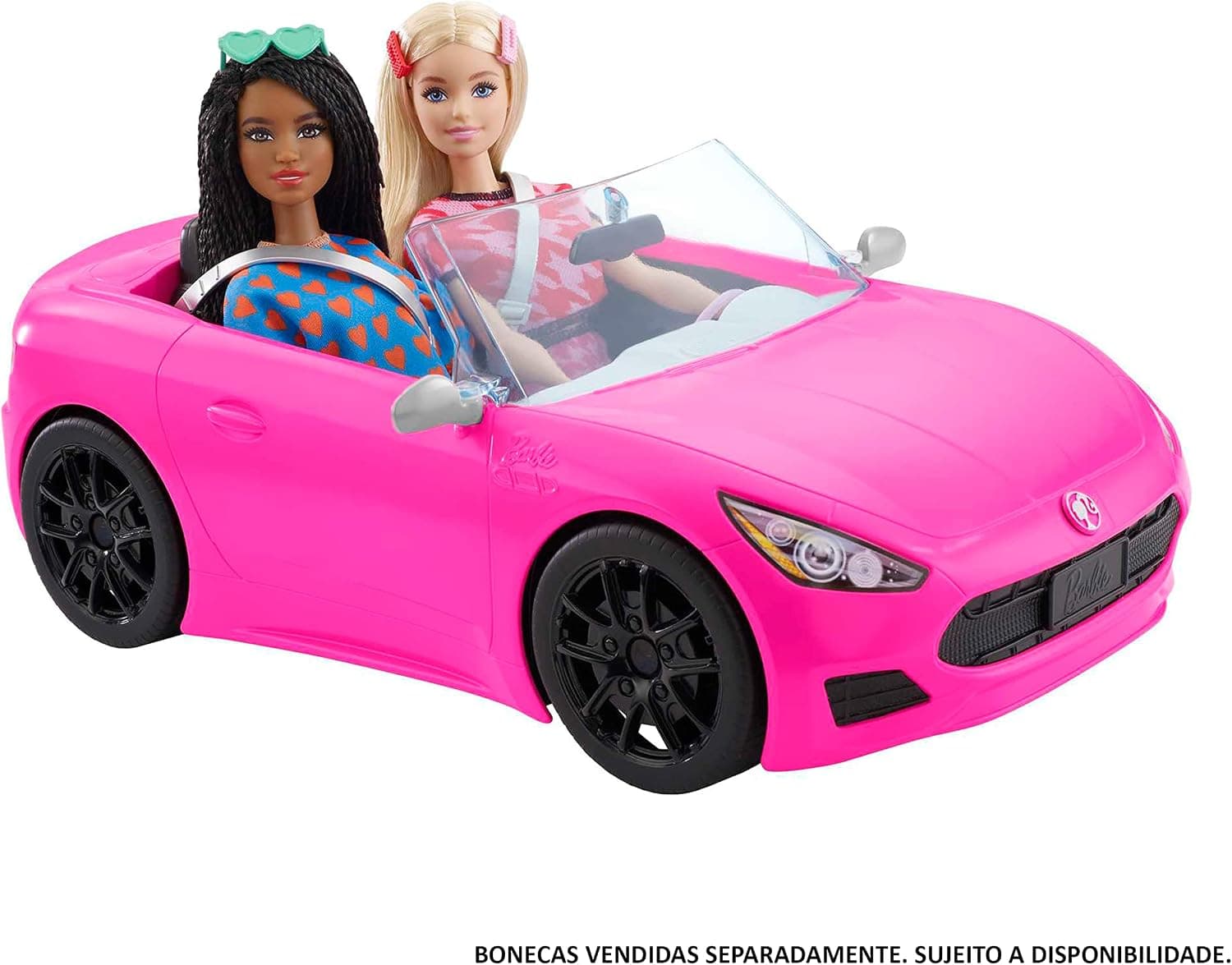 خودروی دو نفره کابریولت Barbie صورتی چرخدار مناسب کودکان ۳ تا ۷ ساله خودروی دو نفره کابریولت Barbie صورتی چرخدار مناسب کودکان ۳ تا ۷ ساله