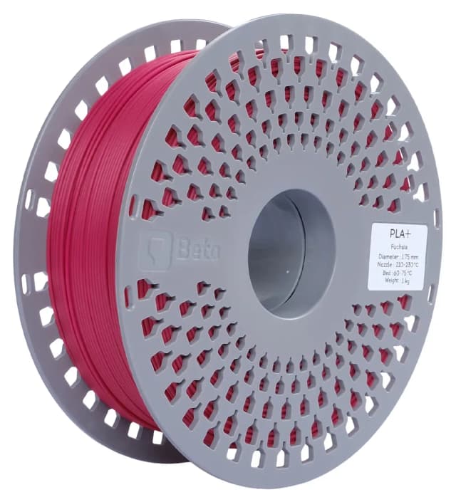 فیلامنت پرینتر سه بعدی PLA+ برند Beta Filament رنگ فوشیا فیلامنت پرینتر سه بعدی PLA+ برند Beta Filament رنگ فوشیا