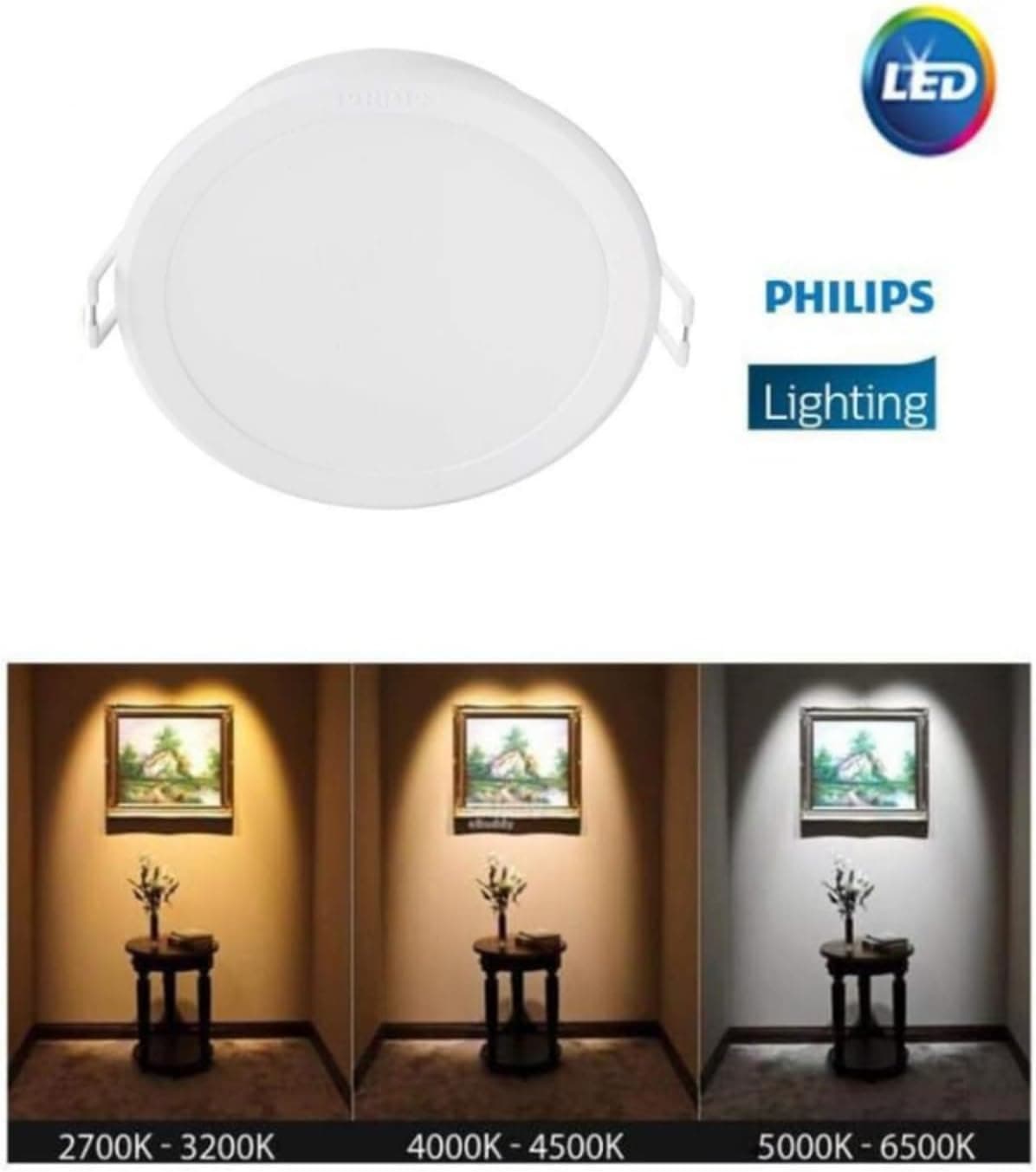 چراغ توکار اسپات PHILIPS Meson مدل 59469 20W دهانه 17.5cm سفید 6500K 2200 لومن چراغ توکار اسپات PHILIPS Meson مدل 59469 20W دهانه 17.5cm سفید 6500K 2200 لومن