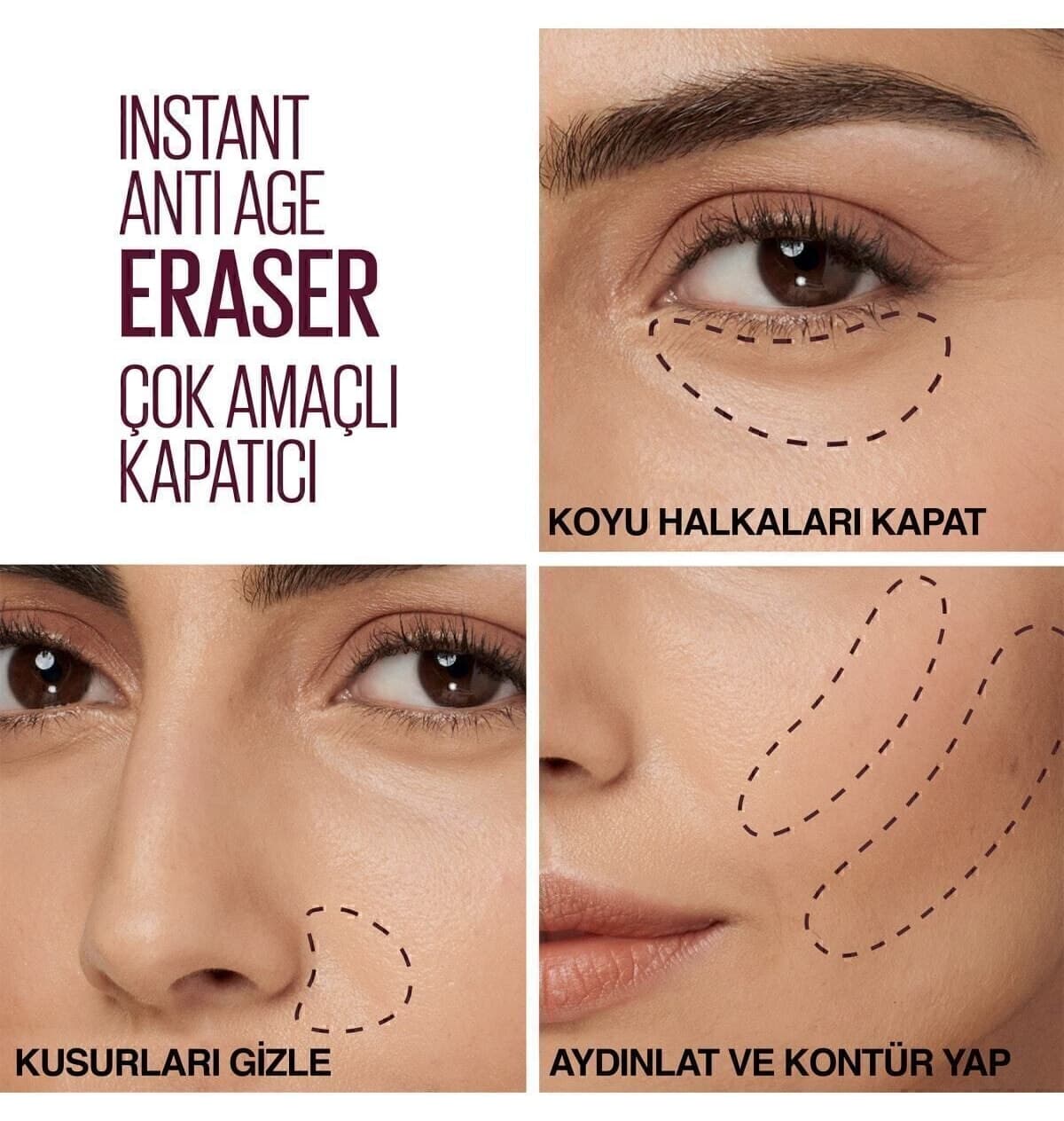 کانسیلر Maybelline New York مدل Instant Anti Age Eraser 01 Light کانسیلر Maybelline New York مدل Instant Anti Age Eraser 01 Light