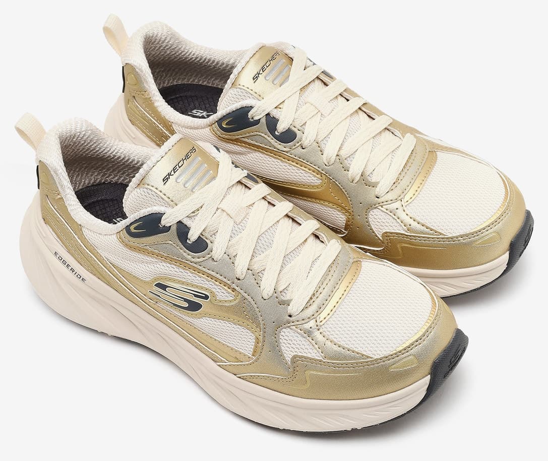 کفش ورزشی زنانه Skechers EDGERIDE طبیعی/طلایی مدل 150494 NTGD کفش ورزشی زنانه Skechers EDGERIDE طبیعی/طلایی مدل 150494 NTGD