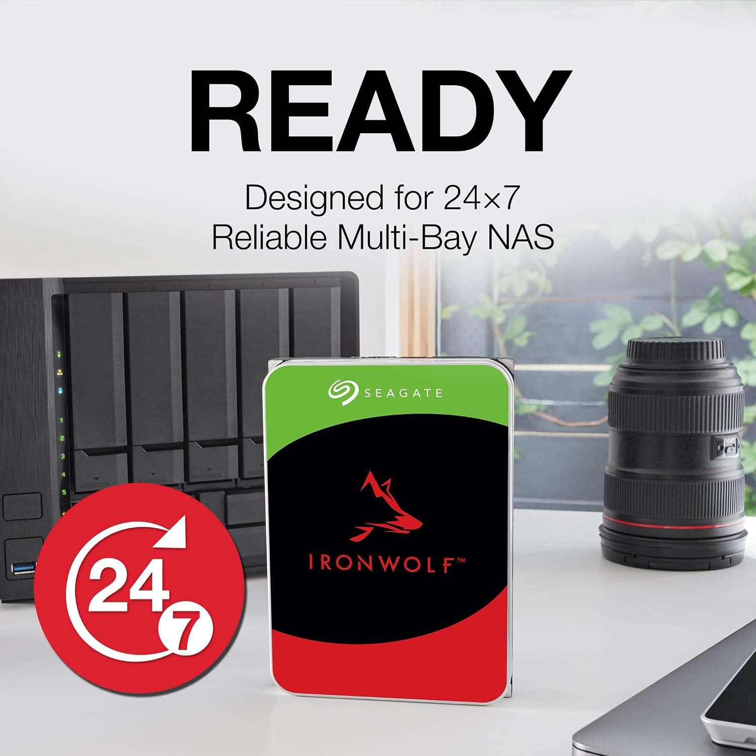 هارد دیسک داخلی NAS Seagate IronWolf 10TB CMR مدل ST10000VN000 هارد دیسک داخلی NAS Seagate IronWolf 10TB CMR مدل ST10000VN000