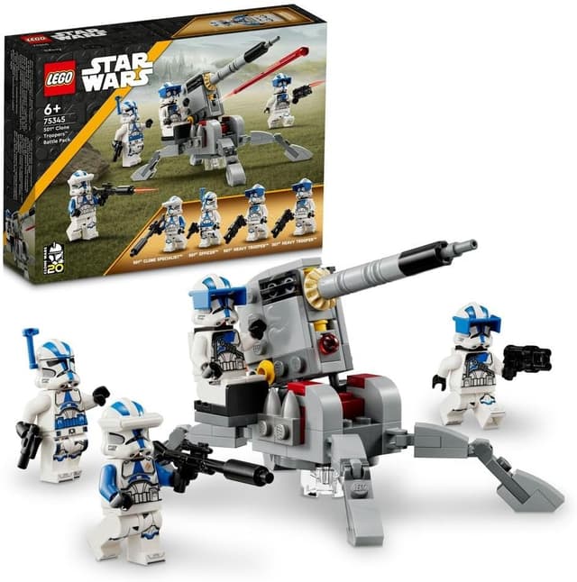 لگو 75345 Star Wars 501st Clone Troopers Battle Pack لگو 75345 Star Wars 501st Clone Troopers Battle Pack