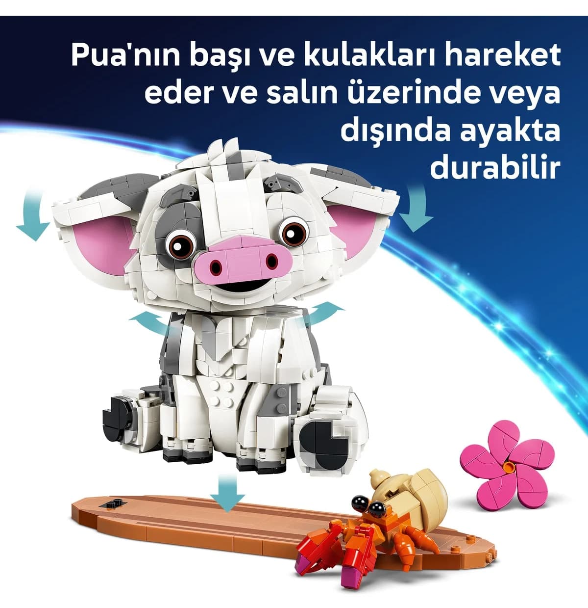 لگو Disney Moana Pua کودکان ۹ سال به بالا مدل 43292 با ۸۸۵ قطعه لگو Disney Moana Pua کودکان ۹ سال به بالا مدل 43292 با ۸۸۵ قطعه