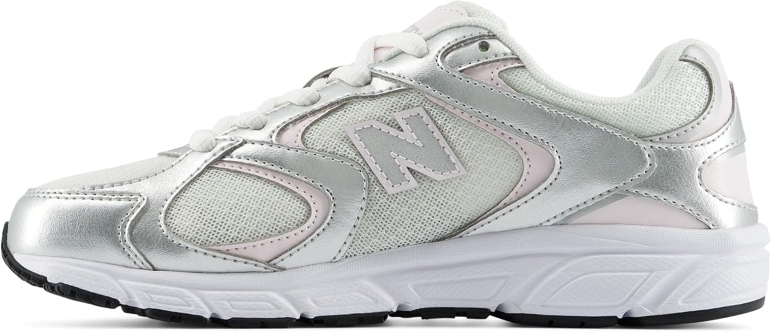 کفش New Balance مدل 408 نقرهای متالیک/صورتی سایز 37 EU کفش New Balance مدل 408 نقرهای متالیک/صورتی سایز 37 EU
