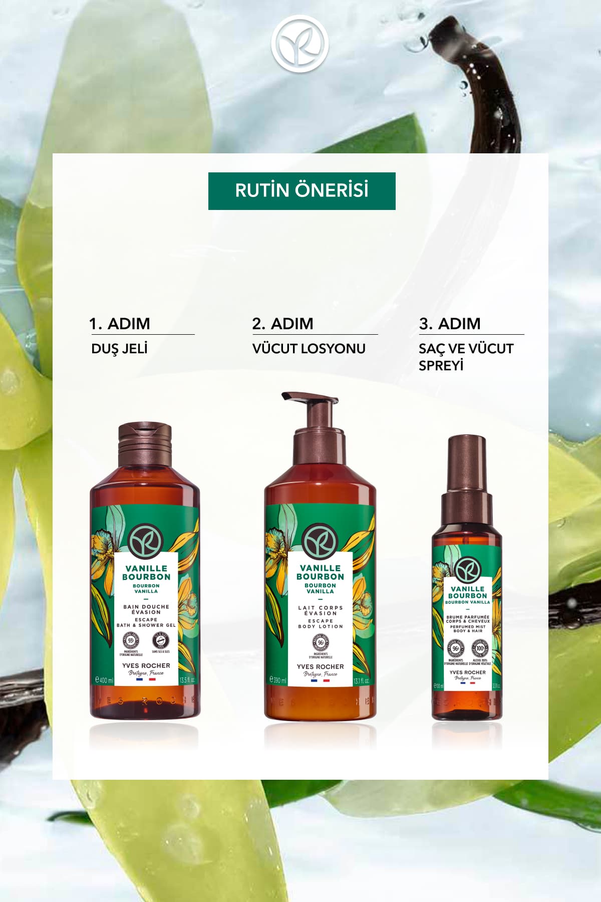 ژل دوش Yves Rocher مرطوبکننده با رایحه وانیل استوایی، بدون SLS و SLES، وگان 400ml ژل دوش Yves Rocher مرطوبکننده با رایحه وانیل استوایی، بدون SLS و SLES، وگان 400ml