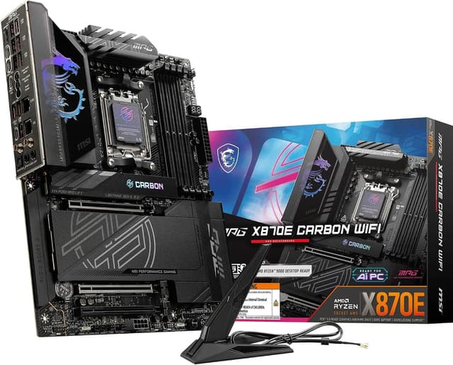 مادربرد MSI با سوکت AM5 و DDR5 مدل MPG X870E CARBON WIFI مادربرد MSI با سوکت AM5 و DDR5 مدل MPG X870E CARBON WIFI